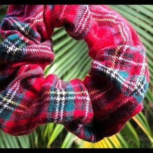 Plaid Flannel Scrunchies